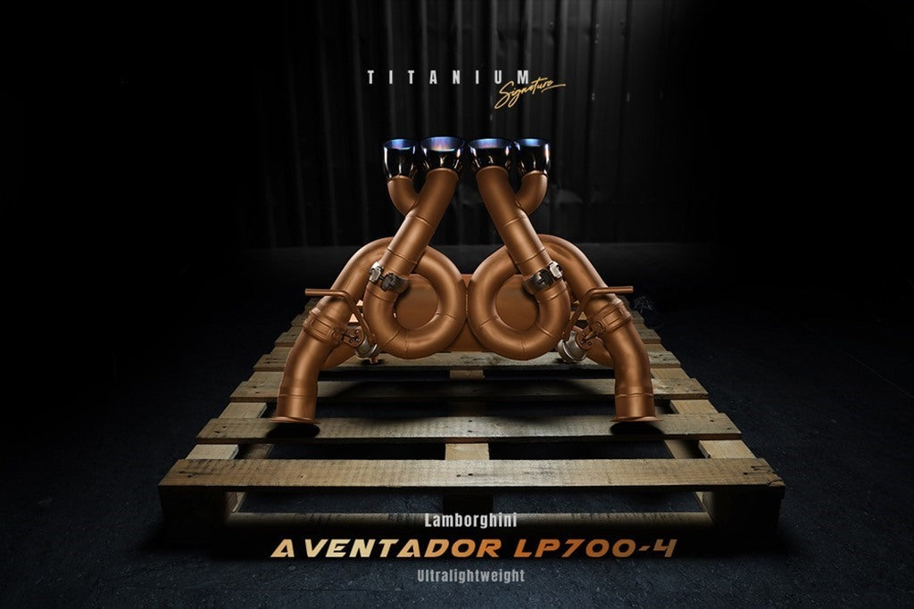 Fi Exhaust Valvetronic Exhaust System For Lamborghini Aventador F1 High Pitch Version Titanium Signature Series LP700-4 11+ - iilumolab