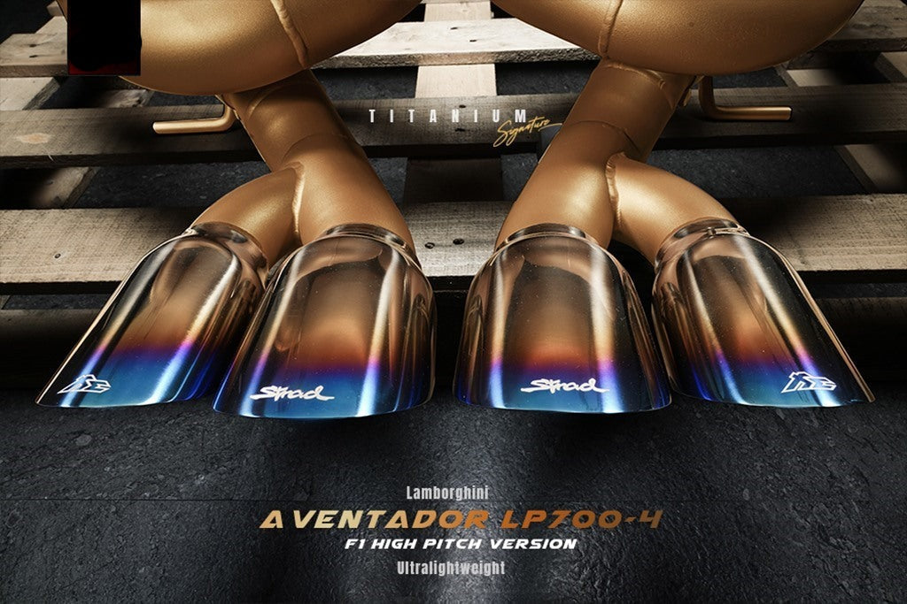 Fi Exhaust Valvetronic Exhaust System For Lamborghini Aventador F1 High Pitch Version Titanium Signature Series LP700-4 11+ - iilumolab