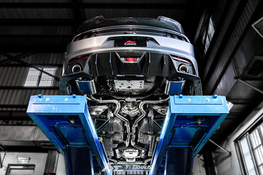 Fi Exhaust Valvetronic Exhaust System For Ford Mustang GT 5.0 Pre-Facelift Quad Tips 15-17 - iilumolab