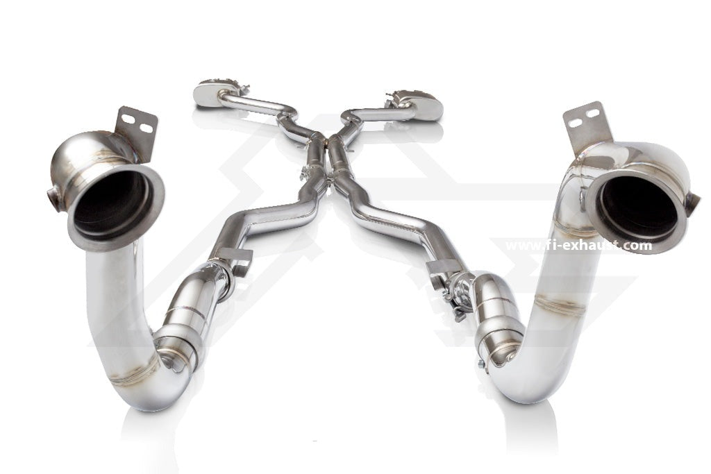 Fi Exhaust Valvetronic Exhaust System For Mercedes Benz AMG C63 W205 4.0TT M177 14-21 - iilumolab
