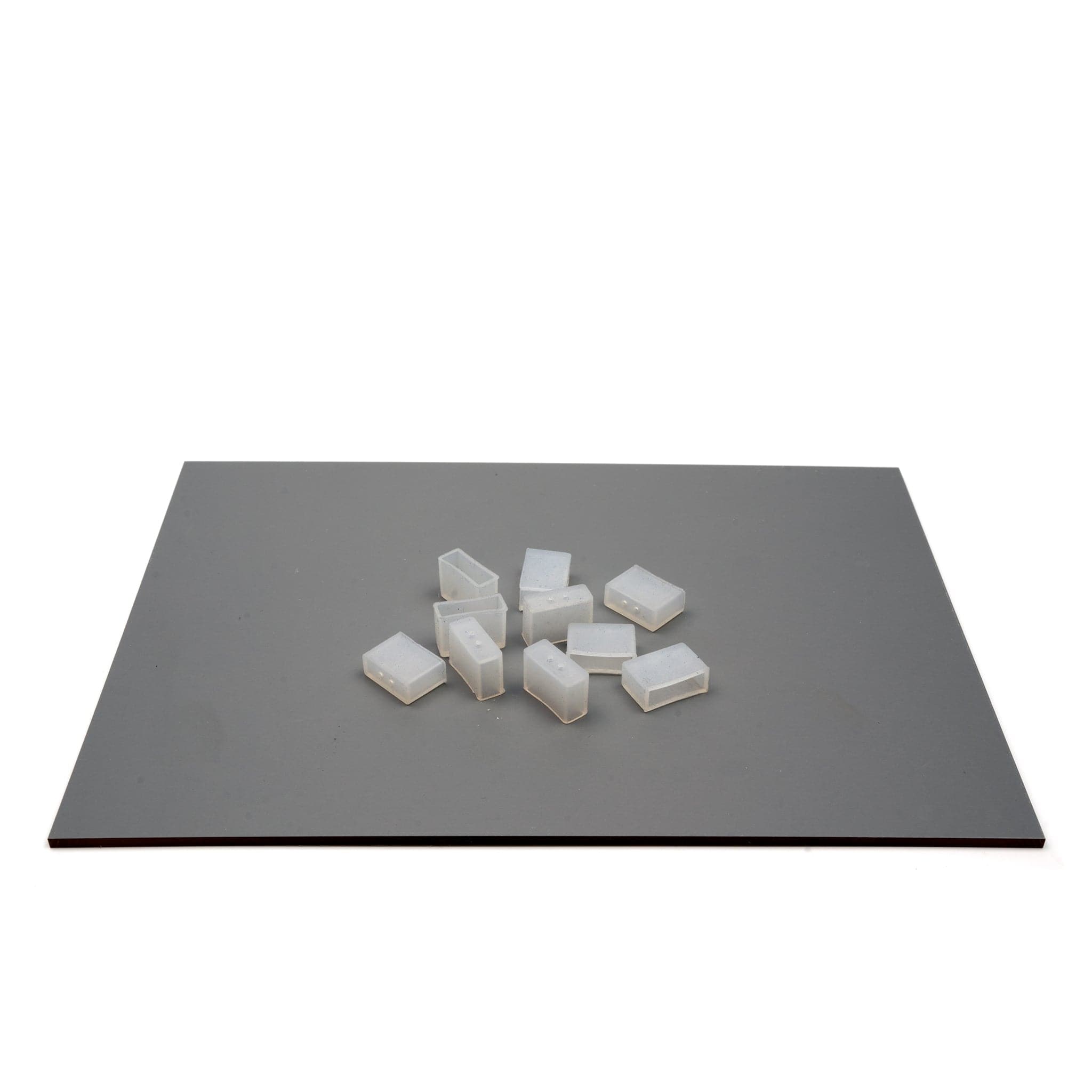 LED STRIP TUBE SILICONE END CAPS - iilumo
