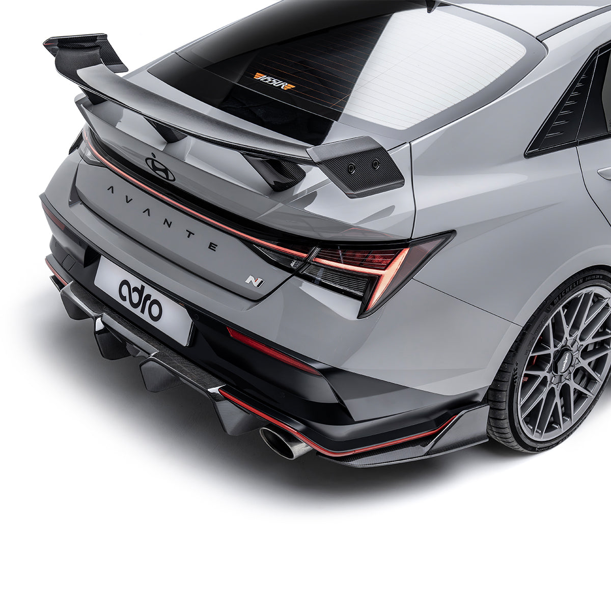 Carbon Fiber Rear Spoiler for Hyundai i30N Sedan / Elantra N Facelift 2024+