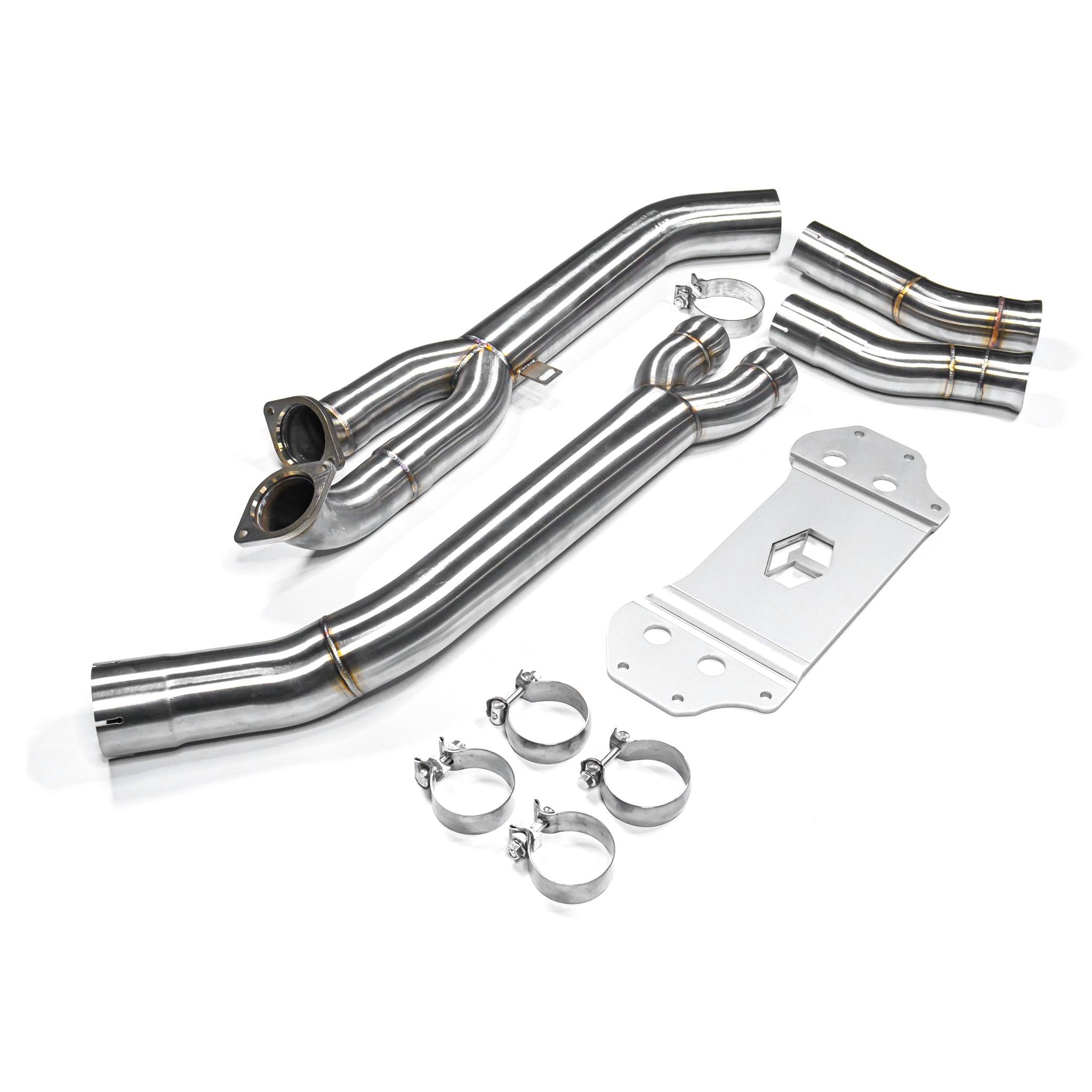 IILUMOLAB BMW M3 G80 G81 M4 G82 G83 3.5" HIGH FLOW SINGLE MIDPIPE