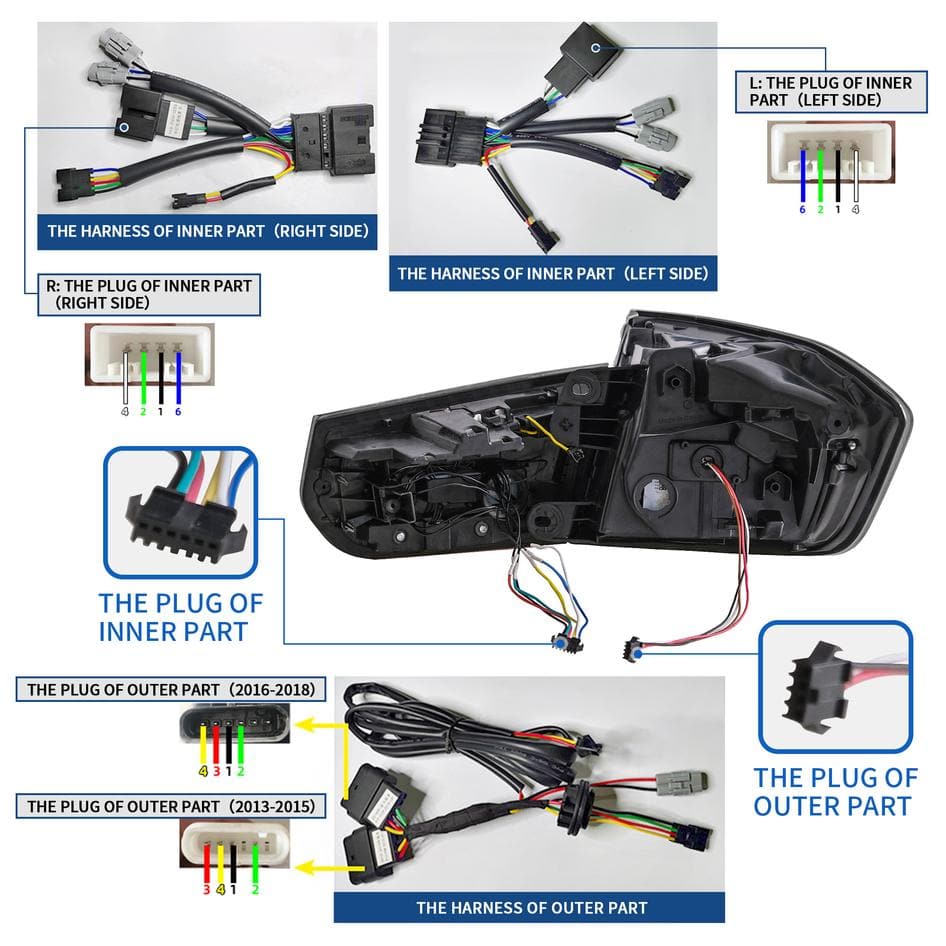 2012-2018 BMW F80 F30 F35 3 SERIES OLED SEQUENTIAL TAIL LIGHTS