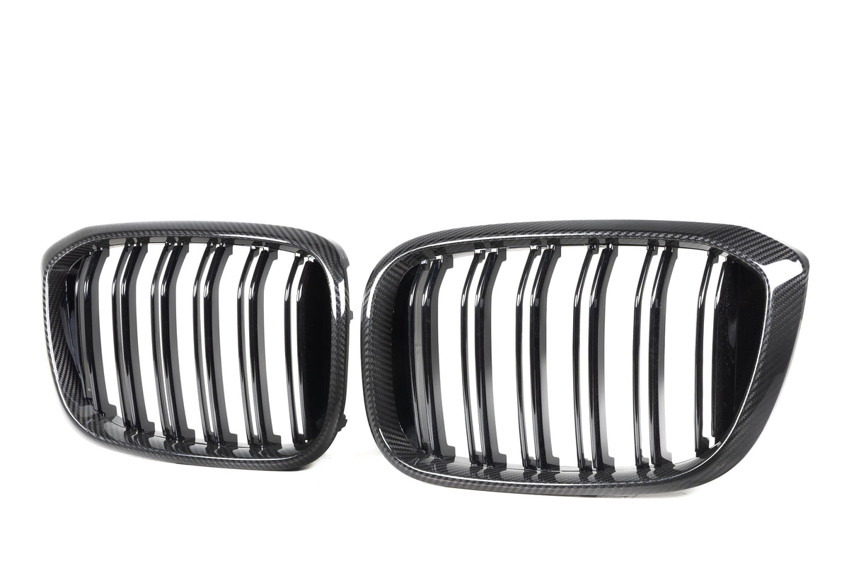 M Performance Style Pre Pregged Dry Carbon Fiber Grille (Dual Slat) for BMW X3 G01 / X4 G02 Pre LCI 2017-2021