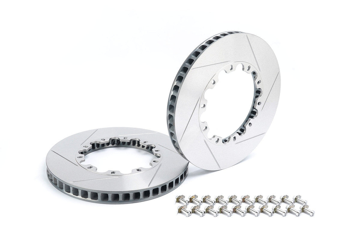 Paragon Replacement Rotors for Subaru WRX STI 4-pot calipers GDB / GRF / GVF / VAB - Front Pair