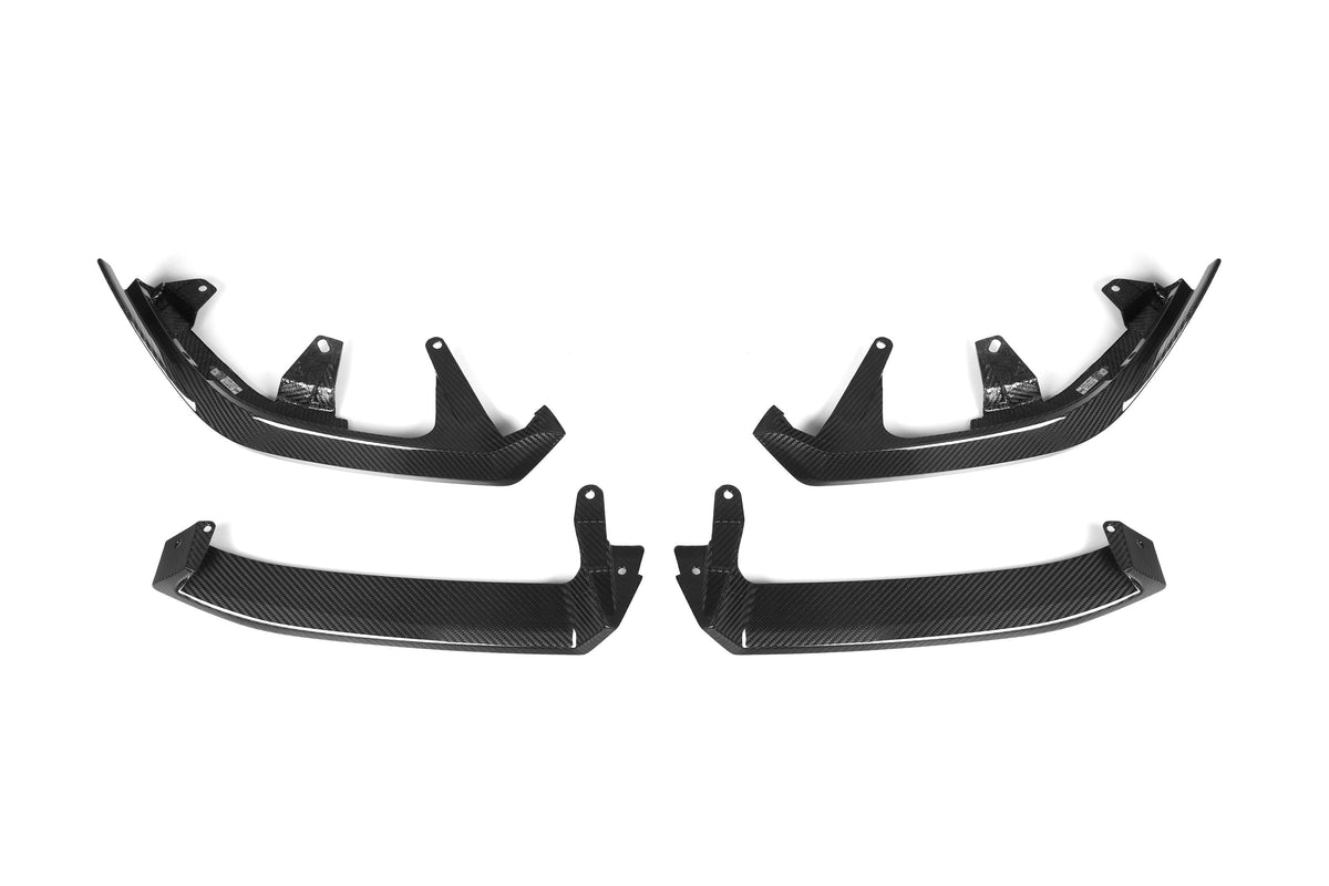 M Performance Style Pre Pregged Dry Carbon Fiber Front Lip for BMW 5 Series G60 2023+
