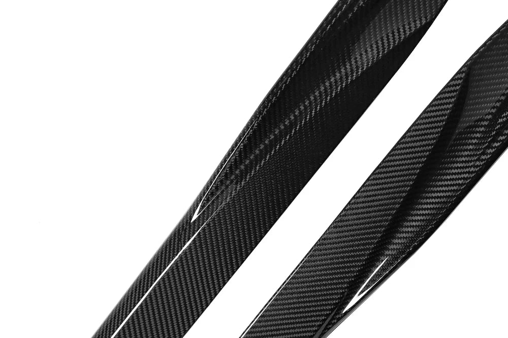 Sooqoo Style Pre Pregged Dry Carbon Fiber Side Skirt for BMW i4 Series G26 21+