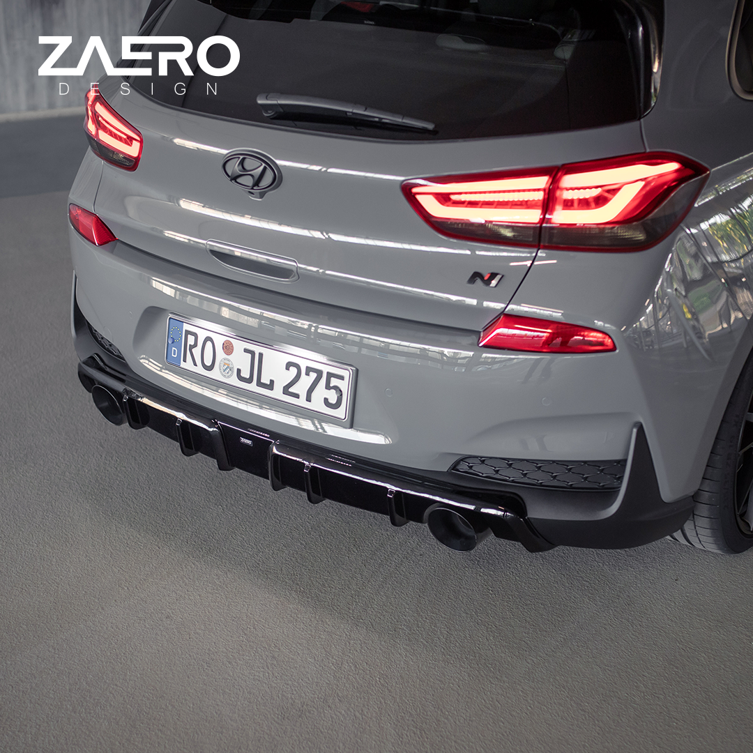 Zaero Designs EVO-1 Rear Diffuser for Hyundai i30N Hatch 2018-2020