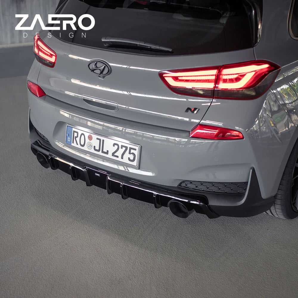 Zaero Designs EVO-1 - Rear Diffuser for Hyundai i30N Hatch