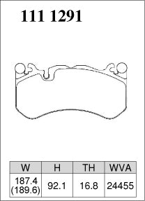 DIXCEL Front Brake Pads for Mercedes-AMG C63 (W204) / C63 S (W205) / E63 S (W213) - iilumolab