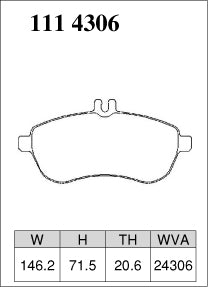 DIXCEL Front Brake Pads for Mercedes-Benz C-Class (W204/S204/C204) / E-Class (W212/S212/C207) / SLK (R172) - iilumolab