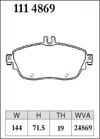 Dixcel Front Brake Pads for Mercedes-Benz A250 Sport / A250 4MATIC (W176) - iilumolab