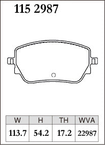 DIXCEL Rear Brake Pads for Mercedes-AMG A45S (W177) / CLA45S (C118) / A35 (W177) / CLA35 (C118) / GLA35 (H247) / GLA45 (H247) - iilumolab