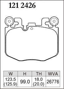 DIXCEL Front Brake Pads for BMW Z4 (G29) / 430i / i4 (G26) / X5 (G05) / X6 (G06)
