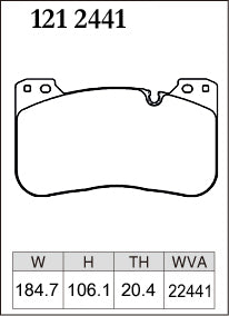 DIXCEL Front Brake Pads for BMW M5 (F90/G90) / M8 (F92/F93) / X5 M (F95) / X6 M (F96) - iilumolab