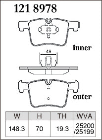 DIXCEL Front Brake Pads for BMW 1 Series (F20) / 2 Series (F22/F23) / 3 Series (F30/F31/F34) / 4 Series (F32/F36) / X3 (F25) / X4 (F26) - iilumolab