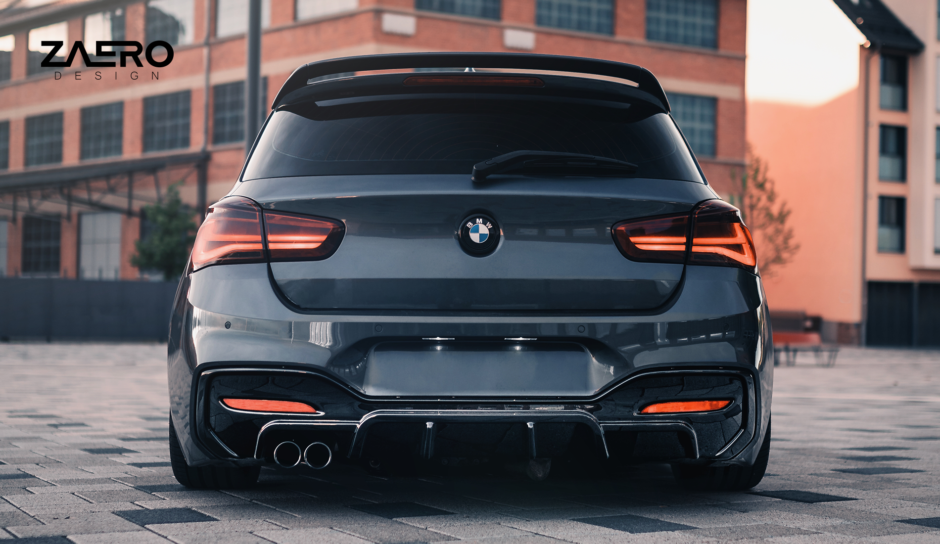 Zaero Designs EVO-1 Diffuser for BMW 1 Series F20 (LCI)[Single Exit] 2016-2019