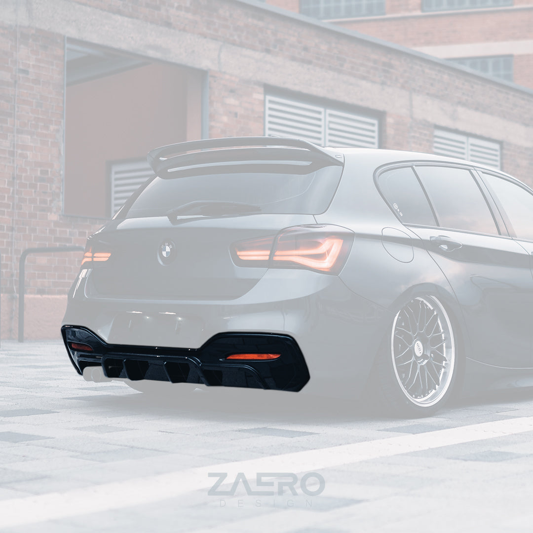 Zaero Designs EVO-1 Diffuser for BMW 1 Series F20 (LCI)[Single Exit] 2016-2019 - iilumolab
