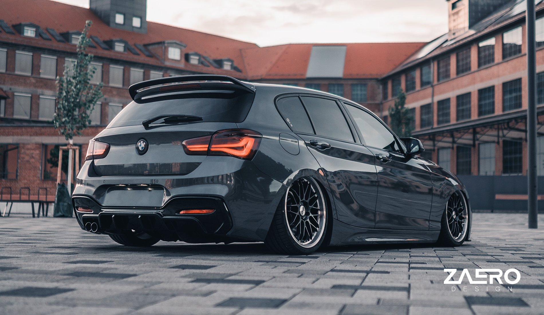 Zaero Designs EVO-1 Diffuser for BMW 1 Series F20 (LCI)[Single Exit] 2016-2019 - iilumolab