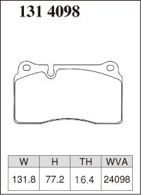 DIXCEL Front Brake Pads for Audi TT RS (8J) / Cupra Leon VZx (KL) / Cupra Formentor VZx (KM)