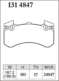 DIXCEL Front Brake Pads for Audi S6 (C7/C7.5) / S7 (C7/C7.5) / S8 (D4) - iilumolab