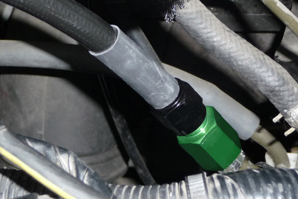 Radium Engineering M14 Inverted Flare to 6AN Adapter Fitting Short (Mitsubishi Style)