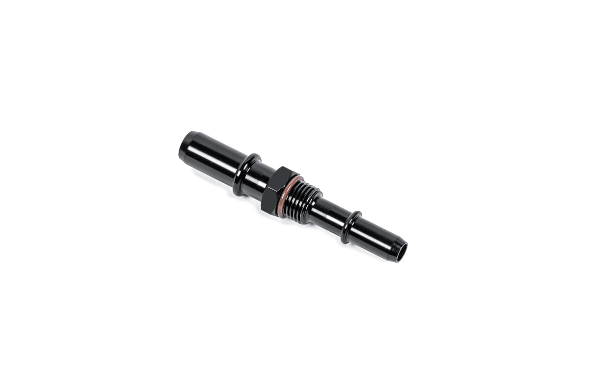 Radium Engineering 6AN ORB Bulkhead, 1/2" SAE Male to 3/8" SAE Male