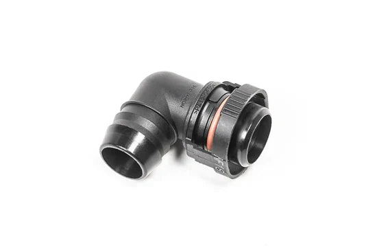 Radium 14-0668 V2 Quick Connect, 19mm Male to 90° 3/4" Barb Fitting