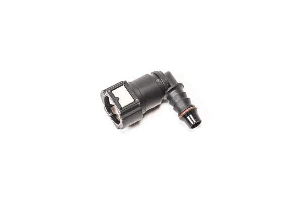 Radium Engineering 10mm SAE Female to 90° 3/8" Barb Fitting