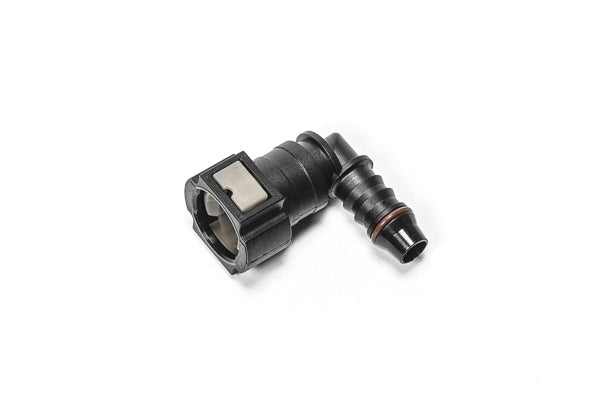 Radium Engineering 3/8" SAE Female to 90° 3/8" Barb Fitting