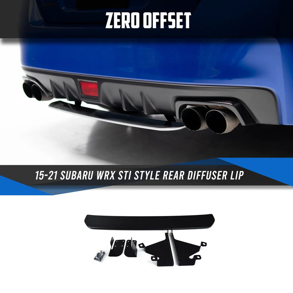 STI Style Rear Diffuser Lip for Subaru WRX VA 2014-2021