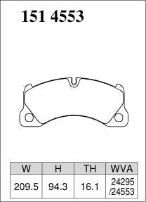 DIXCEL Front Brake Pads for Porsche Cayenne (92A/E3) / Macan (95B) / Panamera (970/971) / Volkswagen Touareg (7P) - iilumolab