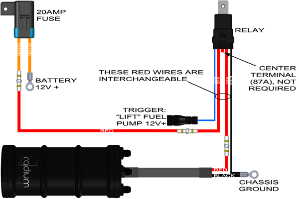 Radium  DIY Fuel Pump Hard Wiring Kit