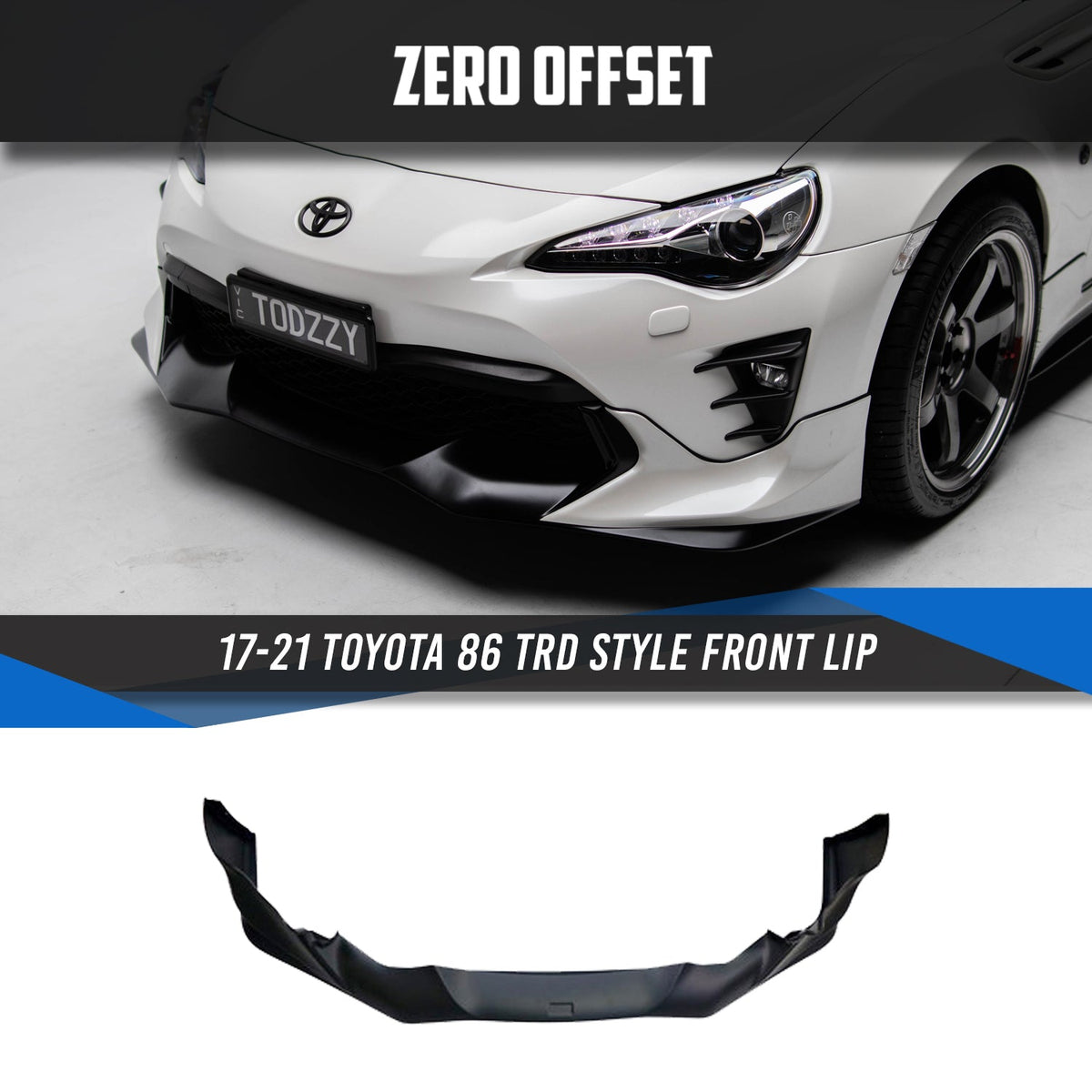 TRD Style Front Lip for Toyota 86 (ZN6) 2017-2021