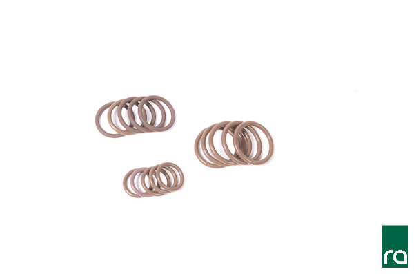Radium Engineering 2AN ORB FKM O-Rings, 5 Pack