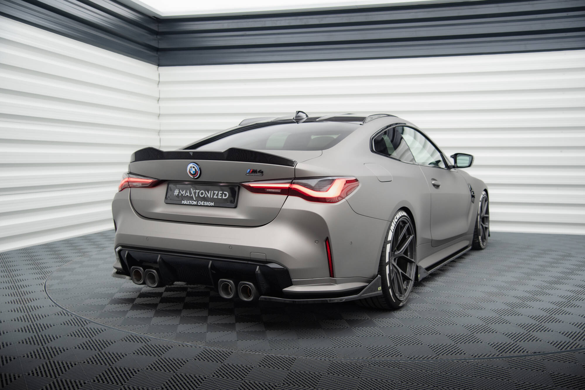 Maxton Design Rear Side Splitters V.3 CSL Look BMW M4 G82