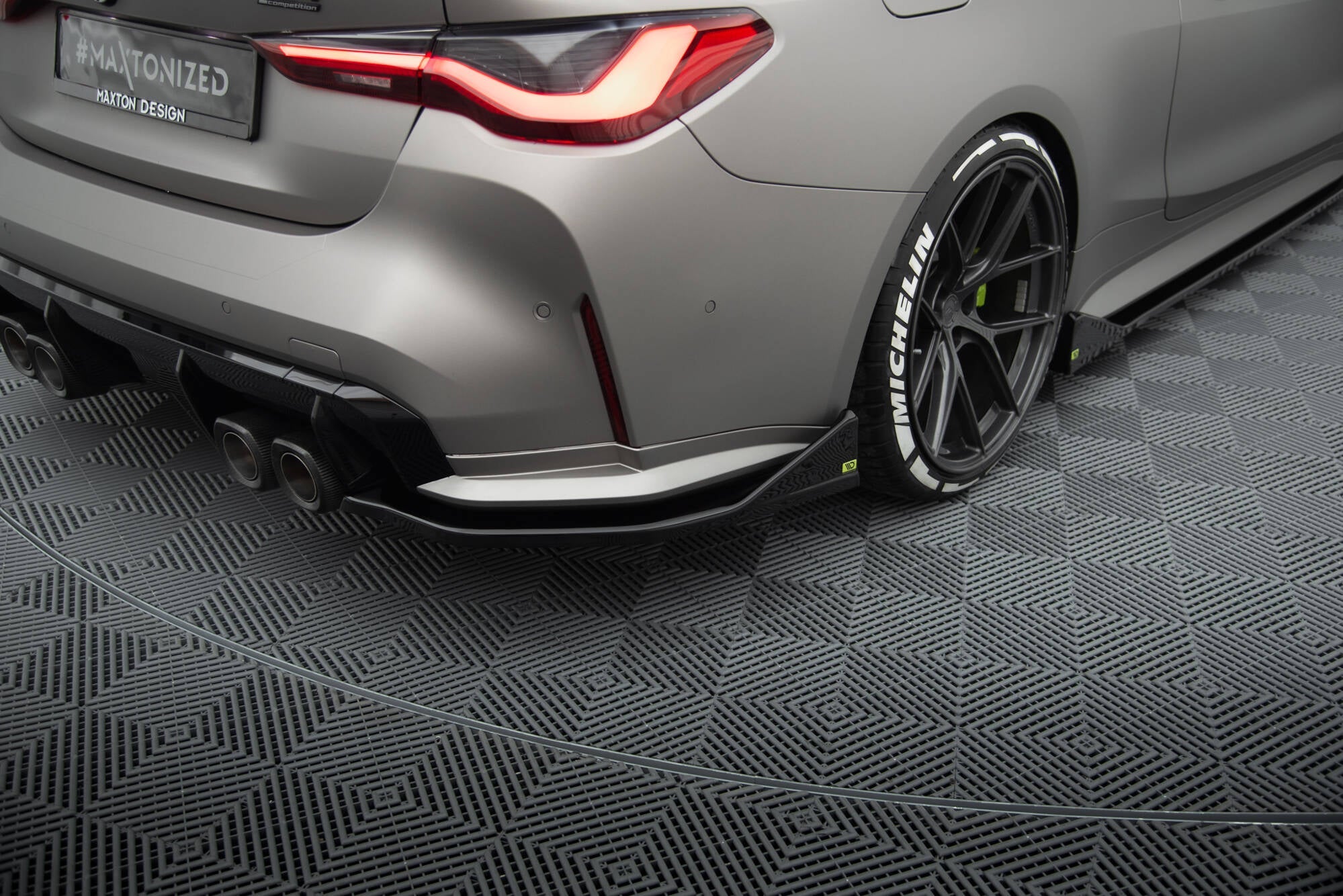Maxton Design Rear Side Splitters V.3 CSL Look BMW M4 G82