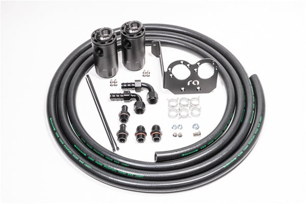 Radium Dual Fluid Lock Catch Can Kit, Ford Shelby GT500 (S197)