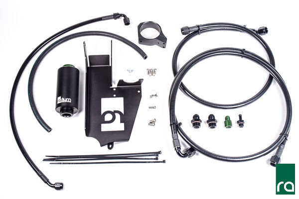 Radium Fuel Hanger Plumbing Kit w/Filter - Mitsubishi Evo 7-9