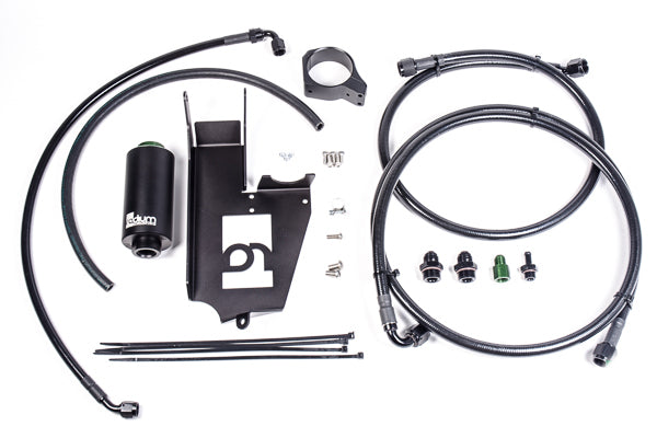 Radium Fuel Hanger Plumbing Kit w/Filter - Mitsubishi Evo 7-9