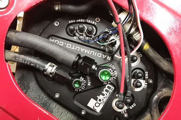 Radium Engineering Fuel Hanger Surge Tank Feed w/Filter for Mazda RX-7 FD 1992-2002