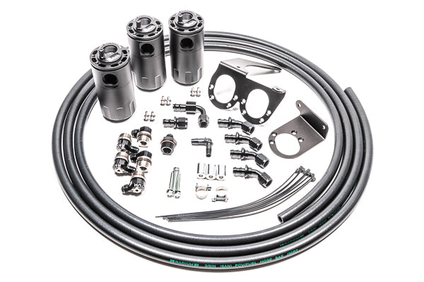 Radium Engineering Triple Catch Can Kit for Nissan R35 GT-R, Fluid Lock