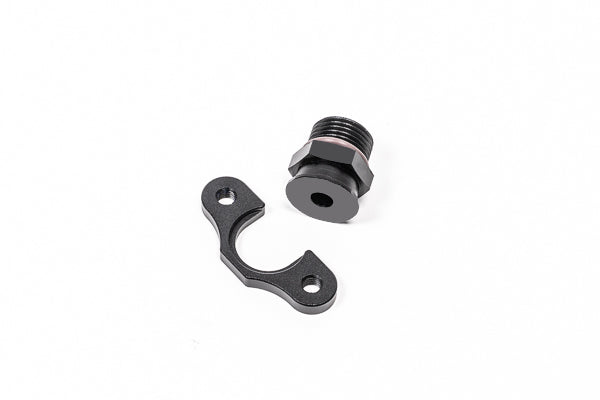 Radium Engineering FPR Adapter, 8AN ORB, 7mm Bore, 39mm Spacing, M6
