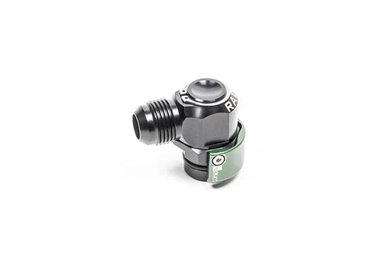 Radium Engineering 20-0748 V2 Quick Connect, 19mm Male to 10AN Male 90° Fitting