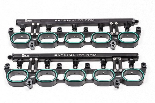 Radium Engineering Port Injection Fuel Rail Kit for Audi R8 V10 06-15/Lamborghini Gallardo 2008-2013