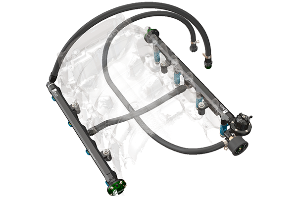 Radium Engineering Fuel Rail Plumbing Kit for Toyota 2UZ-FE Non VVT-i