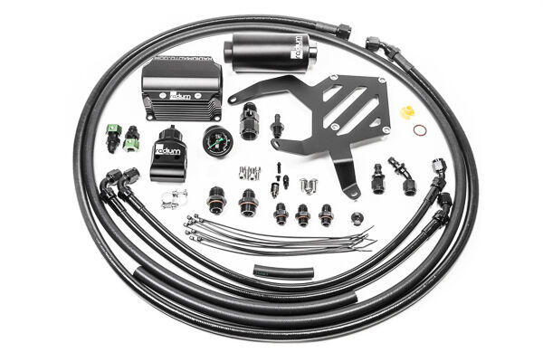 Radium Fuel Hanger Plumbing Kit  with Stainless Filter: Subaru BRZ/Toyota 86
