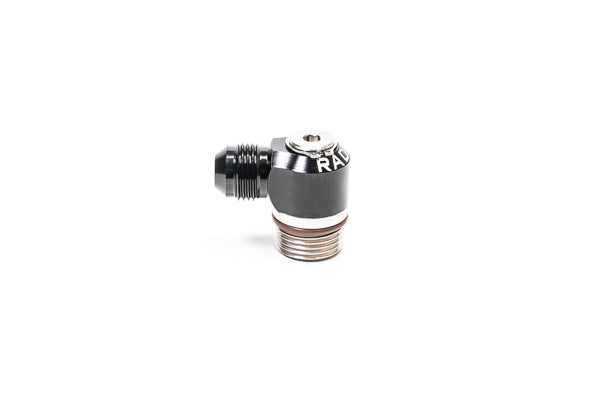 Radium Engineering 20-1000-1008 Low Profile Swivel Banjo Fitting, 10AN ORB to 8AN Male