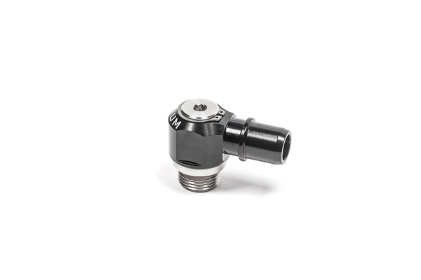 Radium Engineering 20-1000-10750 Low Profile Swivel Banjo Fitting, 10AN ORB to 3/4" SAE Quick Connect Male